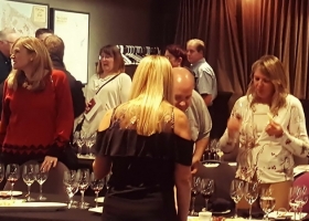 Members and Guests mingle at the PGIA AGM and Wine Tasting