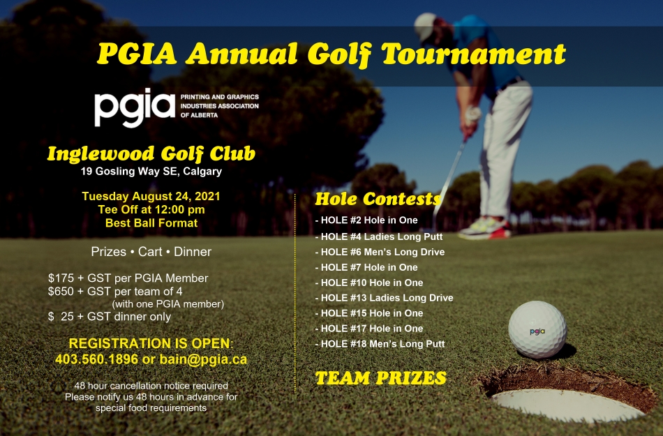 PGIA 2021 Annual Golf Tournament
