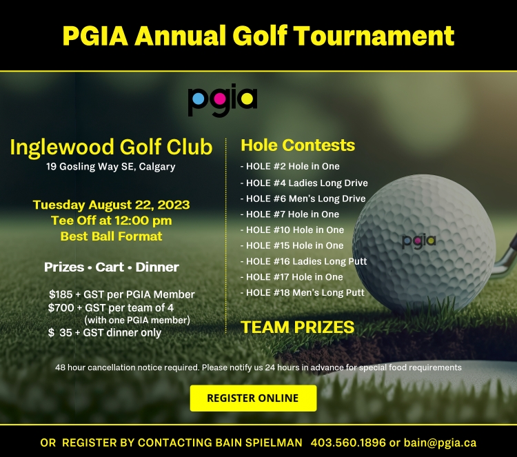 PGIA 2023 Annual Golf Tournament Invitation