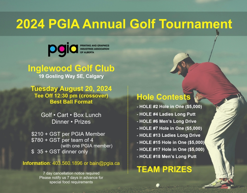 2024 PGIA Annual Golf Tournament Invitation